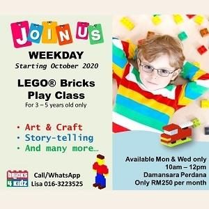 Lego Bricks Play Class @ My Bricks4Kidz, Damansara Perdana (Petaling Jaya)