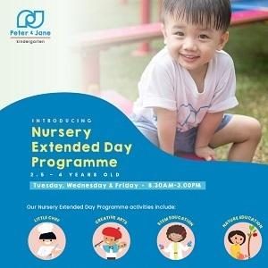 Introducing Nursery Extended Day Programme @ Peter & Jane kindergarten