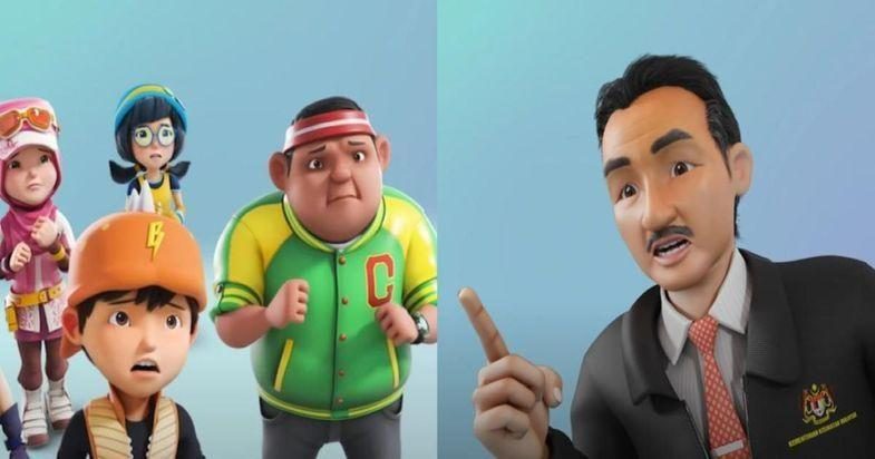 Tan Sri Noor Hisham Appears In BoboiBoy To Teach Ways To Fight COVID