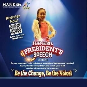 President’s Speech Contest @ HANKidz Academy, Kota Damansara
