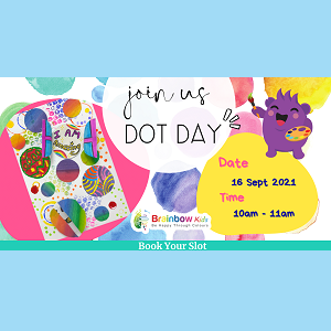 Dot Day Artsy Crafty Party @ Brainbow Kids, Subang Jaya