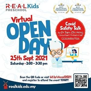REAL Kids Virtual Open Day (25 Sept 2021)