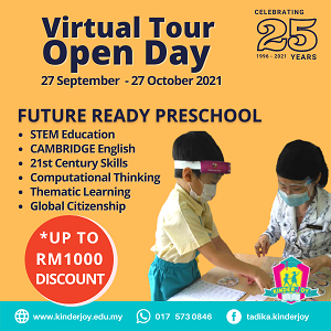 Celebrating 25th Anniversary with Special Discount at Tadika KinderJoy, Ipoh!