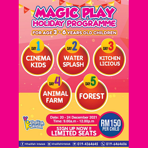 Kids Holiday Programme @ Khalifah Intelek, Kangar Perlis
