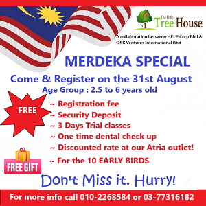 Merdeka Day Promotion @ The Little Tree House, Atria Shopping Gallery, Damansara Jaya