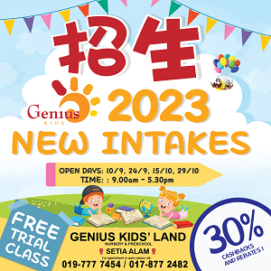 Open Day 2022 @ Genius Baby Child Care Centre, Setia Alam