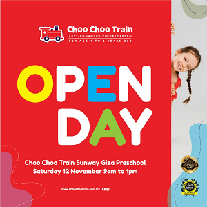 Open Day @ Choo Choo Train Kindergarten, Sunway Giza, Kota Damansara