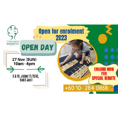 Open Day @ Knowledge Tree Montessori Kindergarten, Bukit Jalil