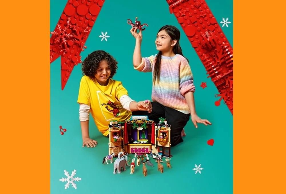 Tis’ the season to be jolly and build a playful holiday with The LEGO® Group