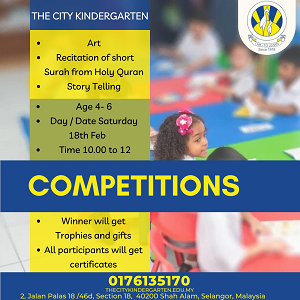TCK Challenges @ The City Kindergarten, Shah Alam