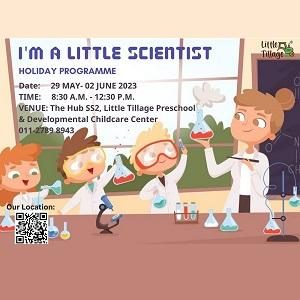 I’m a Little Scientist Holiday Program @ Little Tillage, The Hub SS2