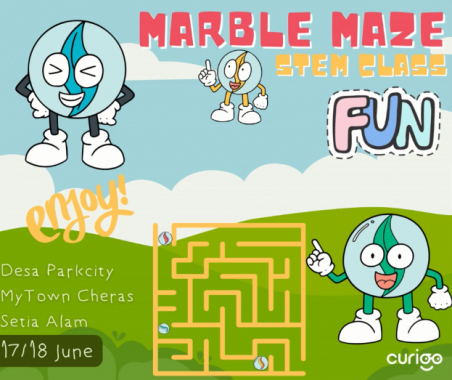 Marble Maze STEM Class @ CURIOOkids, Desa Parkcity, KL