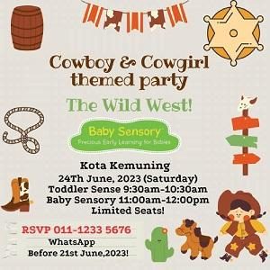 Cowboy & Cowgirl Themed Party @ Baby Sensory – Kota Kemuning Selangor