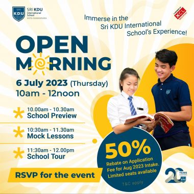 Open Morning @ Sri KDU International School, Kota Damansara