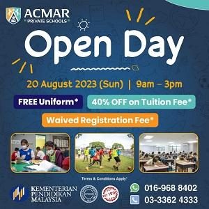 Open Day @ Acmar International & Private School, Klang