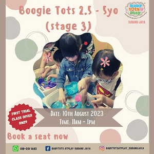 Babytots@Play, Subang Jaya: Boogie Tots Trial Class Offer