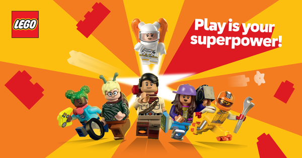 The LEGO Group’s new “Play is Your Superpower” campaign encourages families to reprioritise play