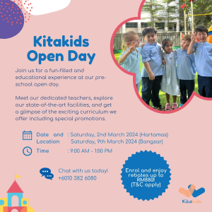 Open Day @ Kitakids Preschool, Sri Hartamas