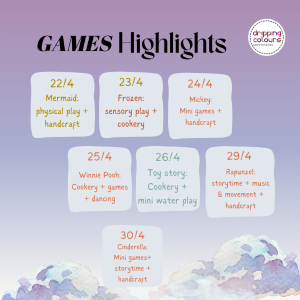 Holiday Kid’s Workshop: Disney Theme @ Dripping Colours Montessori, Rawang