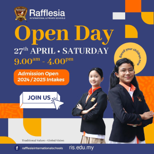 Open Day @ Rafflesia International School, Bandar 16 Sierra, Puchong