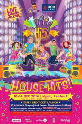 “Hi-5 House Hits 2014”LIVE in Malaysia