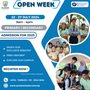 Open Week @ Acmar International & Private School, Klang