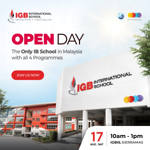 Open Day @ IGB International School, Sierramas, Sungai Buloh