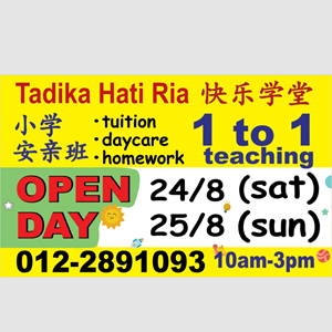 Open Day @ Tadika Hati Ria, Puncak Jalil