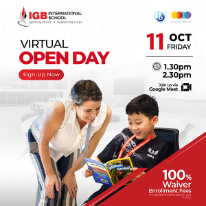 Open Day @ IGB International School, Sierramas, Sungai Buloh