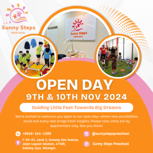 Open Day @ Sunny Steps Preschool, Sunway Geo