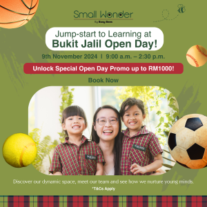 Open Day @ Small Wonder Malaysia (Saujana Villa, Bukit Jalil & Puchong)