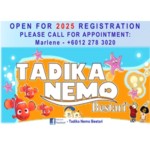 Open For Registration @ Tadika Nemo Bestari, Subang Jaya