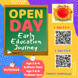 Open Day @ Tadika Era Suria (Sunshine Montessori Kindergarten), Seremban 2