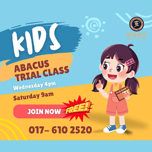 Free Kids Abacus Trial Class @ Shenmo Abacus Mathematics, Eco Grandeur, Puncak Alam