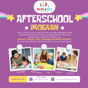 Afterschool Enrichment Program Enrollment @ Mum N Kids Club Preschool Daycare and Art School