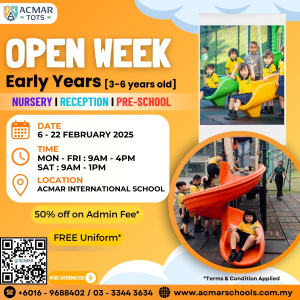 Open Week @ Acmar International & Private Schools, Klang