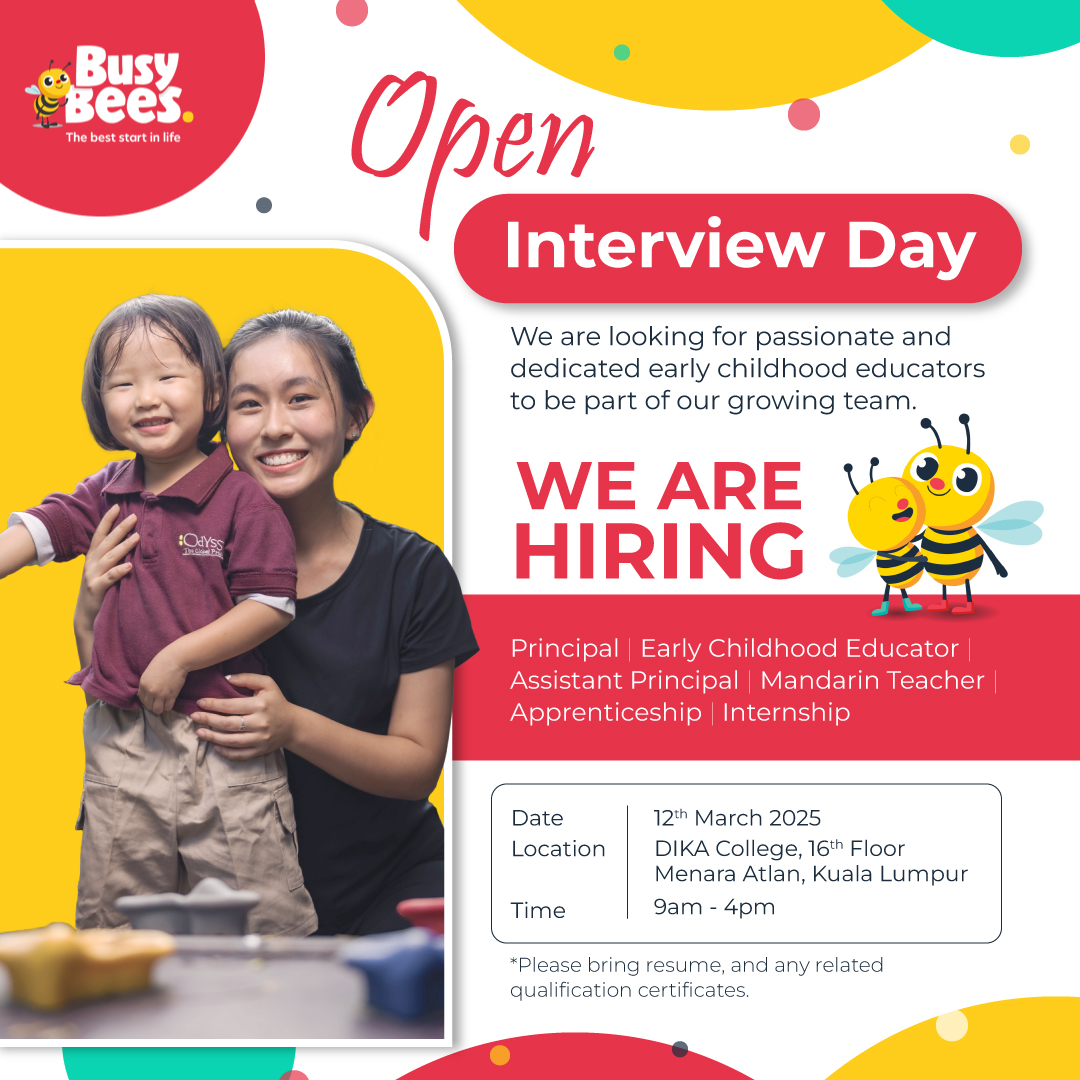 Join Our Open Interview Day – We’re Hiring Early Childhood Educators!