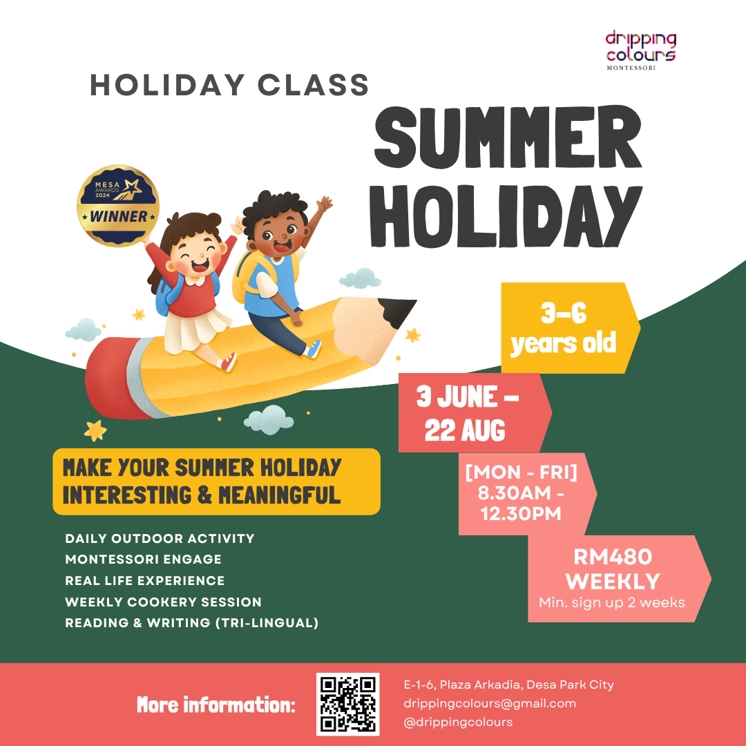 Testing (Kim)  Summer Holiday Class 2025 @ Dripping Colours Montessori, Desa Parkcity